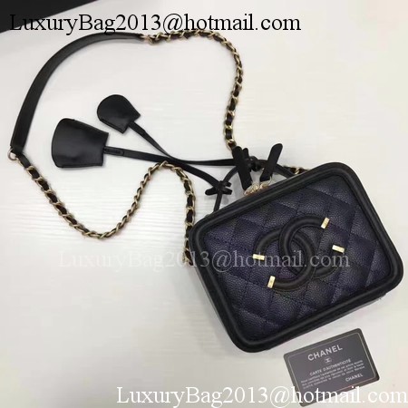 Chanel Cosmetic Bag Original Cannage Pattern A93341 Black Chanel Cosmetic Bag Original Cannage Pattern A93341 Black