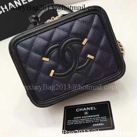 Chanel Cosmetic Bag Original Cannage Pattern A93341 Black Chanel Cosmetic Bag Original Cannage Pattern A93341 Black