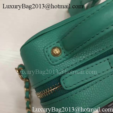 Chanel Cosmetic Bag Original Cannage Pattern A93341 Green Chanel Cosmetic Bag Original Cannage Pattern A93341 Green