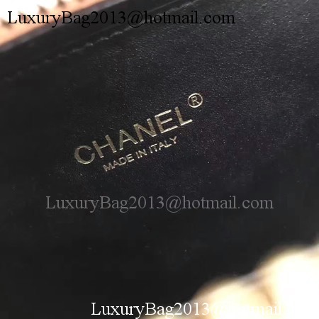 Chanel Cosmetic Bag Original Cannage Pattern A93341 Pink&Black Chanel Cosmetic Bag Original Cannage Pattern A93341 Pink&Black