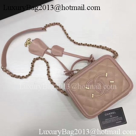 Chanel Cosmetic Bag Original Cannage Pattern A93341 Pink Chanel Cosmetic Bag Original Cannage Pattern A93341 Pink