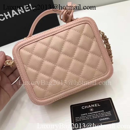 Chanel Cosmetic Bag Original Cannage Pattern A93341 Pink Chanel Cosmetic Bag Original Cannage Pattern A93341 Pink