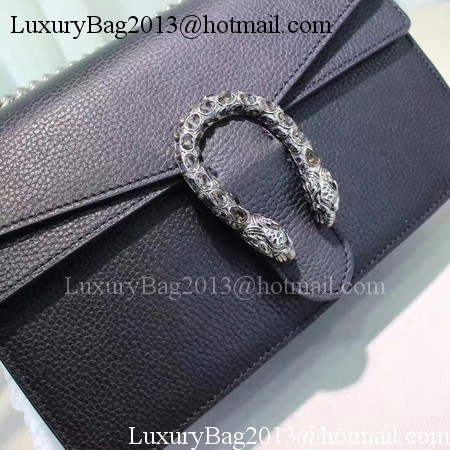 Gucci Dionysus Blooms Leather Shoulder Bag 400249 Black Gucci Dionysus Blooms Leather Shoulder Bag 400249 Black