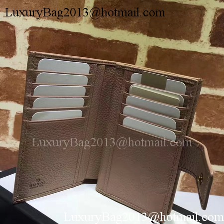 Gucci Calfskin Leagther Wallet 337023 Apricot Gucci Calfskin Leagther Wallet 337023 Apricot