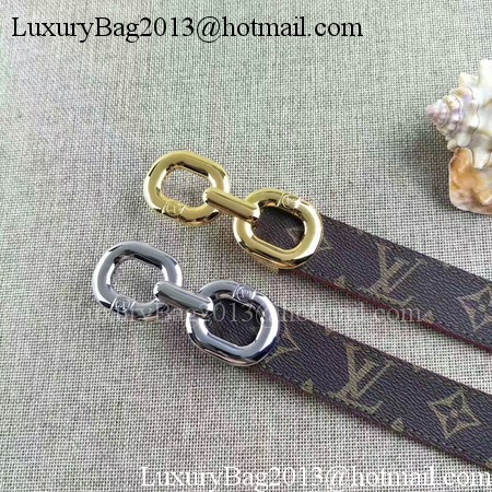 Louis Vuitton 30mm Brown Leather Belt M4226 Gold Louis Vuitton 30mm Brown Leather Belt M4226 Gold