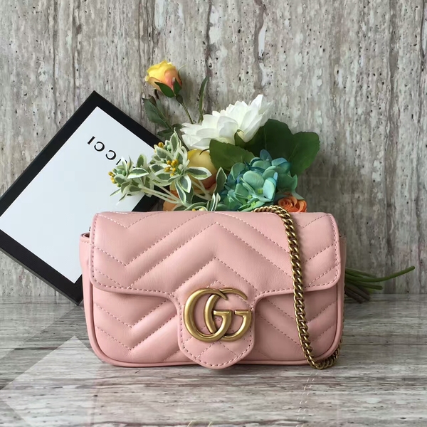 Gucci GG Marmont Velvet Nano Shoulder Bag 476433A Light Pink Gucci GG Marmont Velvet Nano Shoulder Bag 476433A Light Pink