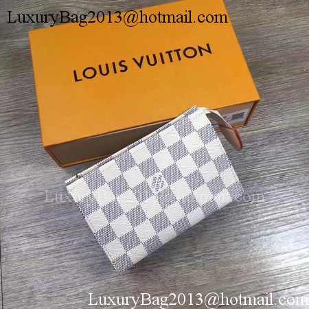 Louis Vuitton Damier Azur Canvas TOILETRY POUCH 15 M47546 Louis Vuitton Damier Azur Canvas TOILETRY POUCH 15 M47546