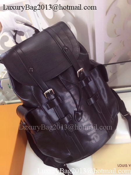 Louis Vuitton Epi Leather CHRISTOPHER PM M50159 Black Louis Vuitton Epi Leather CHRISTOPHER PM M50159 Black