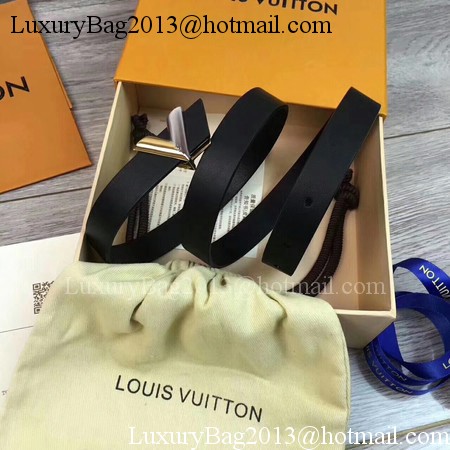 Louis Vuitton 20mm Leather Belt M9309 Black Louis Vuitton 20mm Leather Belt M9309 Black