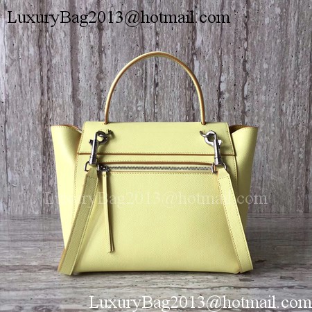 Celine Belt mini Bag Original Leather C98310 Yellow Celine Belt mini Bag Original Leather C98310 Yellow
