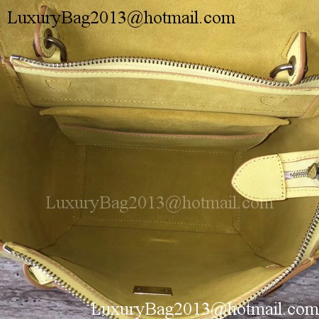 Celine Belt mini Bag Original Leather C98310 Yellow Celine Belt mini Bag Original Leather C98310 Yellow