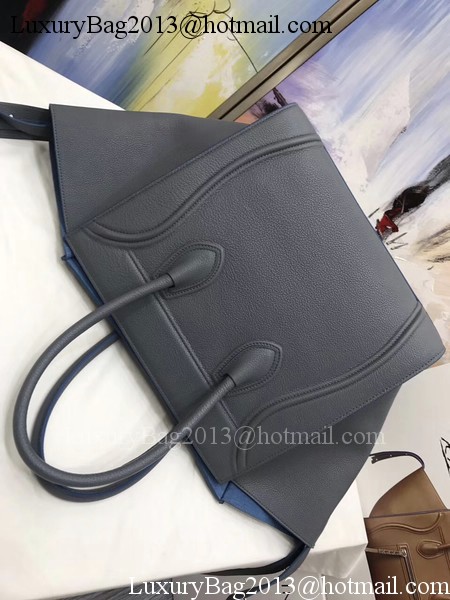 Celine Luggage Phantom Tote Bag Calfskin Leather CT3372 Deep Grey Celine Luggage Phantom Tote Bag Calfskin Leather CT3372 Deep Grey