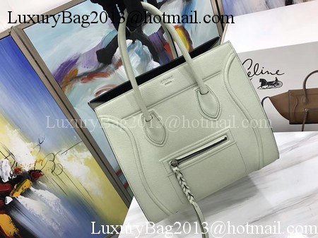 Celine Luggage Phantom Tote Bag Calfskin Leather CT3372 Light Grey Celine Luggage Phantom Tote Bag Calfskin Leather CT3372 Light Grey
