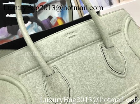 Celine Luggage Phantom Tote Bag Calfskin Leather CT3372 Light Grey Celine Luggage Phantom Tote Bag Calfskin Leather CT3372 Light Grey