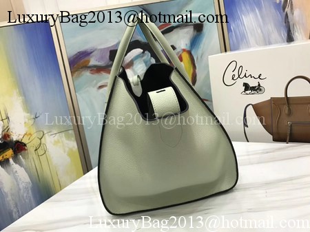 Celine Luggage Phantom Tote Bag Calfskin Leather CT3372 Light Grey Celine Luggage Phantom Tote Bag Calfskin Leather CT3372 Light Grey