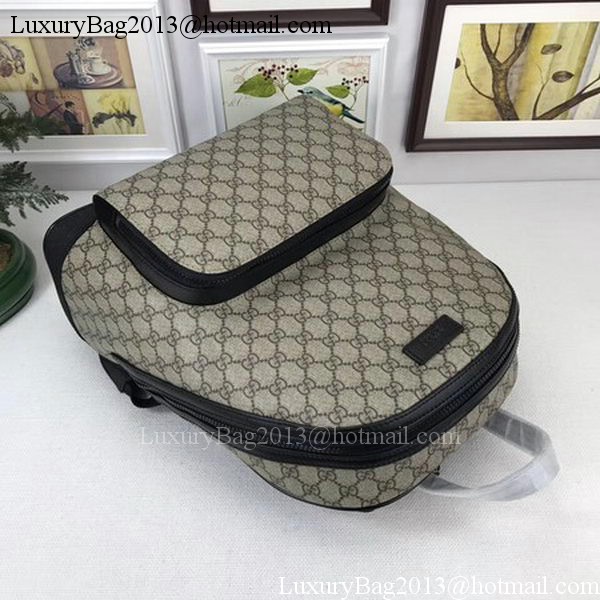 GUCCI GG Supreme Backpack 406370 Black GUCCI GG Supreme Backpack 406370 Black