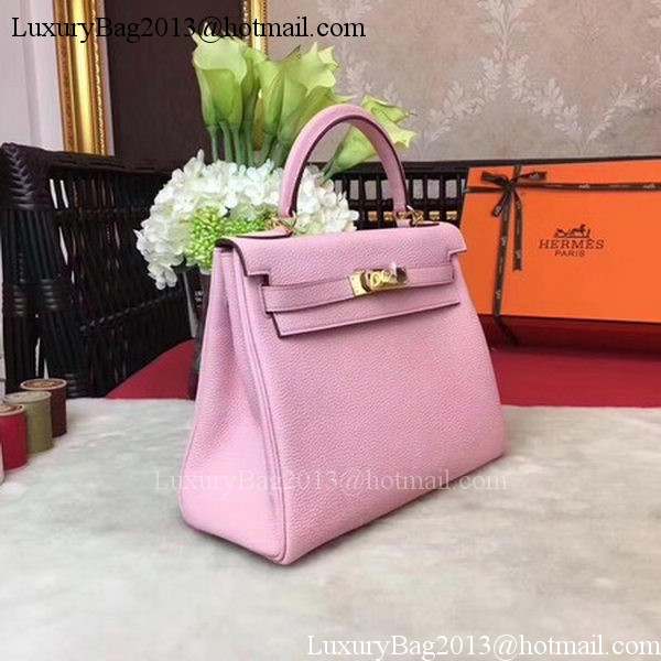Hermes Kelly 32cm Shoulder Bag TOGO Leather KY32 Pink Hermes Kelly 32cm Shoulder Bag TOGO Leather KY32 Pink