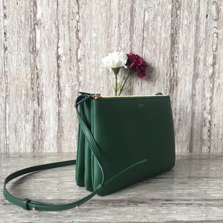 Celine Trio Crossbody Messenger Bag C55421 Green Celine Trio Crossbody Messenger Bag C55421 Green