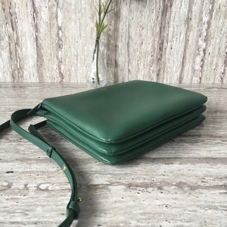 Celine Trio Crossbody Messenger Bag C55421 Green Celine Trio Crossbody Messenger Bag C55421 Green