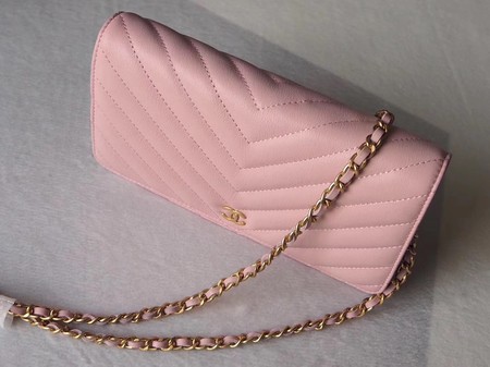 Chanel V mini Flap Bag Chevron Sheepskin Leather A33814V Pink Chanel V mini Flap Bag Chevron Sheepskin Leather A33814V Pink