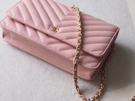 Chanel V mini Flap Bag Chevron Sheepskin Leather A33814V Pink Chanel V mini Flap Bag Chevron Sheepskin Leather A33814V Pink
