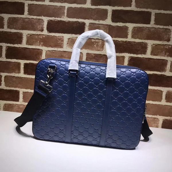 Gucci Signature leather duffle 451169 Blue Gucci Signature leather duffle 451169 Blue