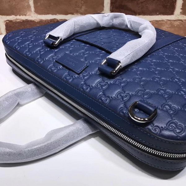 Gucci Signature leather duffle 451169 Blue Gucci Signature leather duffle 451169 Blue