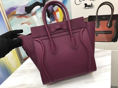 Celine Luggage Micro Tote Bag Original Leather CLY33081M Purple Celine Luggage Micro Tote Bag Original Leather CLY33081M Purple