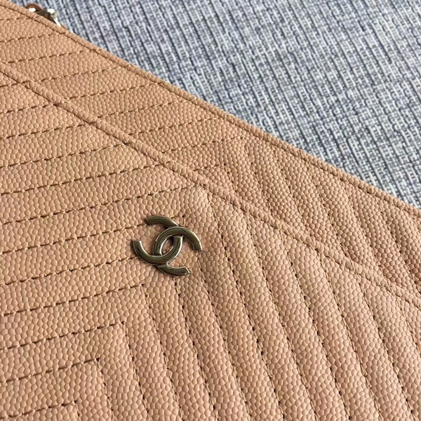 Chanel WOC Flap Shoulder Bag Camel Calfskin Leather A33814 Silver Chanel WOC Flap Shoulder Bag Camel Calfskin Leather A33814 Silver