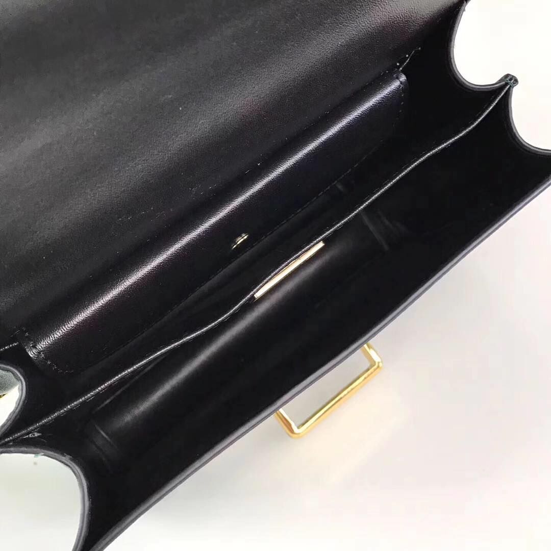 PRADA Shoulder Flap Bag Original Leather P2312 Green PRADA Shoulder Flap Bag Original Leather P2312 Green