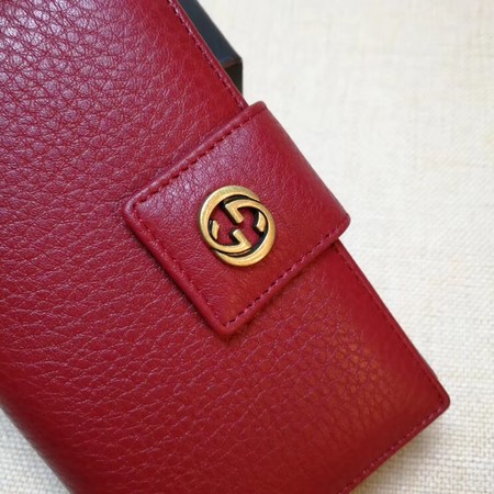 Gucci Calfskin Lether Wallet 337023 Wine Gucci Calfskin Lether Wallet 337023 Wine