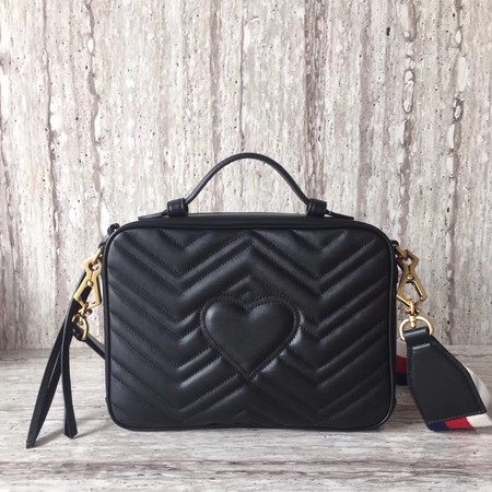 Gucci GG Marmont Small Shoulder Bag 498100 Black Gucci GG Marmont Small Shoulder Bag 498100 Black