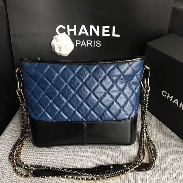 Chanel Gabrielle Shoulder Bag Original Calfskin Leather A93842 Blue Chanel Gabrielle Shoulder Bag Original Calfskin Leather A93842 Blue