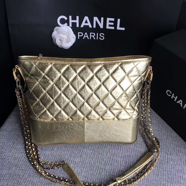 Chanel Gabrielle Shoulder Bag Original Calfskin Leather A93842 Grey Chanel Gabrielle Shoulder Bag Original Calfskin Leather A93842 Grey