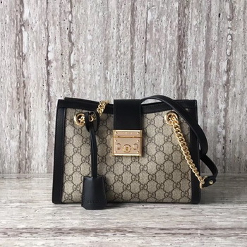 Gucci Padlock Small GG Shoulder Bag 498156 Black Gucci Padlock Small GG Shoulder Bag 498156 Black