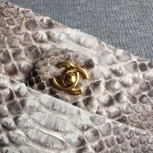 Chanel Original Python Leather Shoulder Bag CF1112S Chanel Original Python Leather Shoulder Bag CF1112S