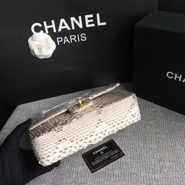 Chanel Original Python Leather Shoulder Bag CF1112S Chanel Original Python Leather Shoulder Bag CF1112S