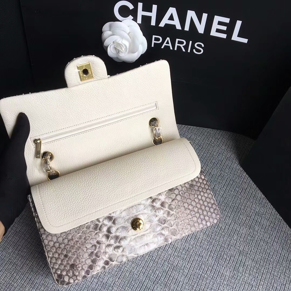 Chanel Original Python Leather Shoulder Bag CF1112S Chanel Original Python Leather Shoulder Bag CF1112S