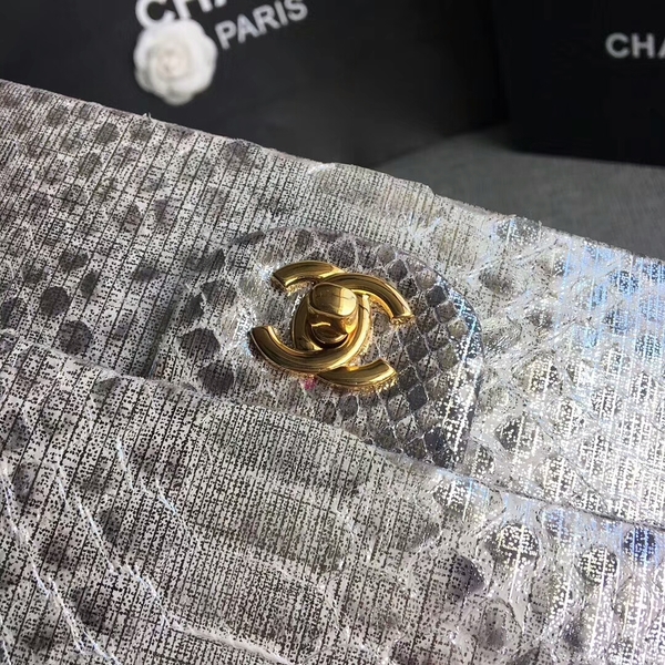 Chanel Original Python Leather Shoulder Bag CF1112U Chanel Original Python Leather Shoulder Bag CF1112U