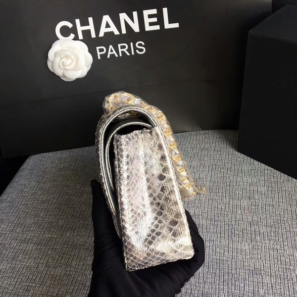Chanel Original Python Leather Shoulder Bag CF1112U Chanel Original Python Leather Shoulder Bag CF1112U