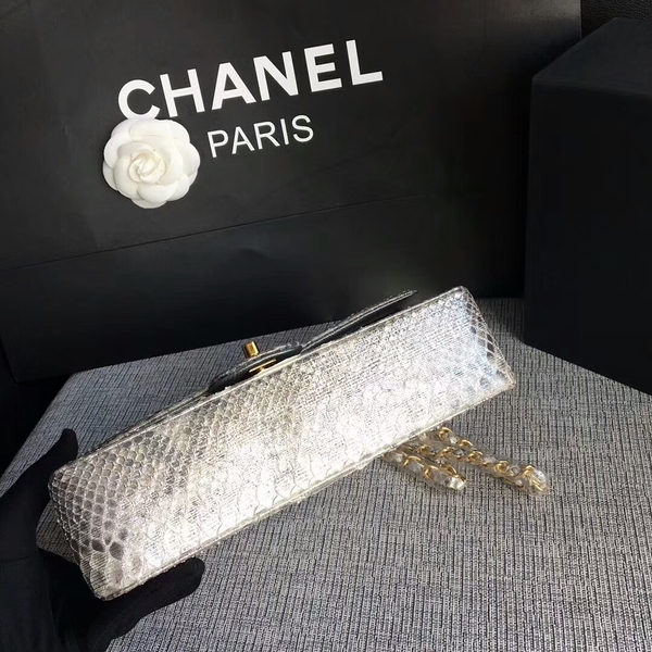 Chanel Original Python Leather Shoulder Bag CF1112U Chanel Original Python Leather Shoulder Bag CF1112U