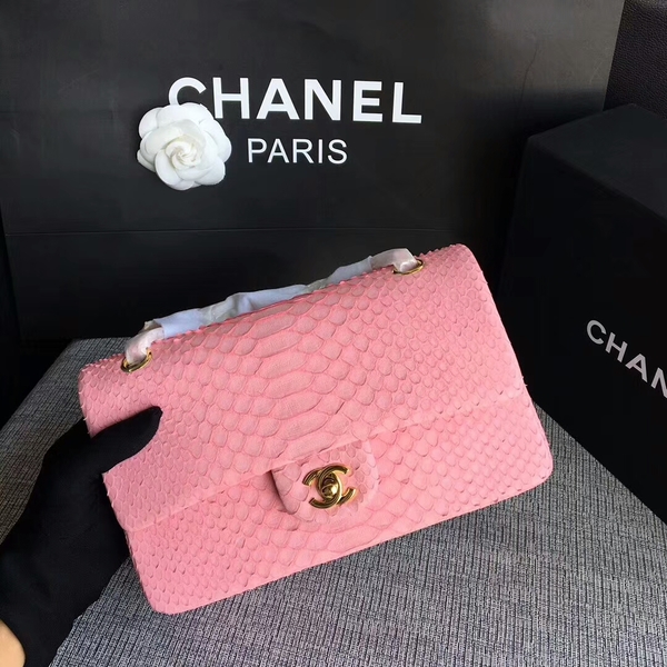 Chanel Original Python Leather Shoulder Bag CF1112V Chanel Original Python Leather Shoulder Bag CF1112V