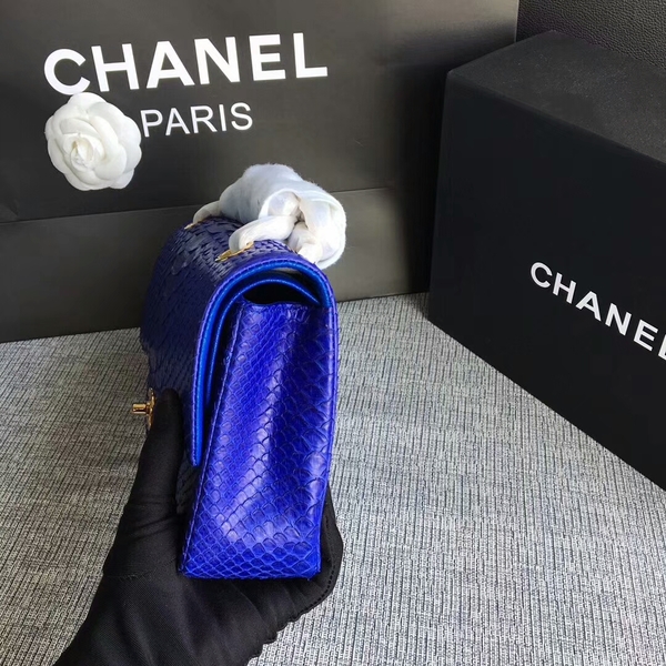 Chanel Original Python Leather Shoulder Bag CF1112W Chanel Original Python Leather Shoulder Bag CF1112W