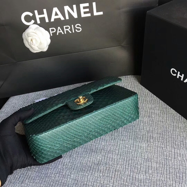 Chanel Original Python Leather Shoulder Bag CF1112X Chanel Original Python Leather Shoulder Bag CF1112X