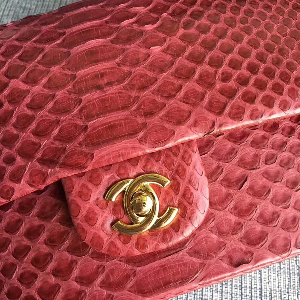 Chanel Original Python Leather Shoulder Bag CF1112CA Chanel Original Python Leather Shoulder Bag CF1112CA