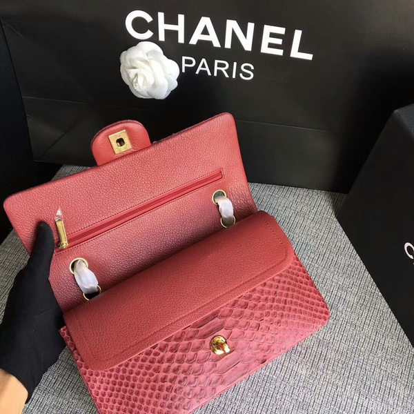 Chanel Original Python Leather Shoulder Bag CF1112CA Chanel Original Python Leather Shoulder Bag CF1112CA