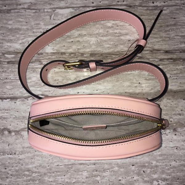 Gucci GG Marmont Leather Belt Bag 476434 Pink Gucci GG Marmont Leather Belt Bag 476434 Pink