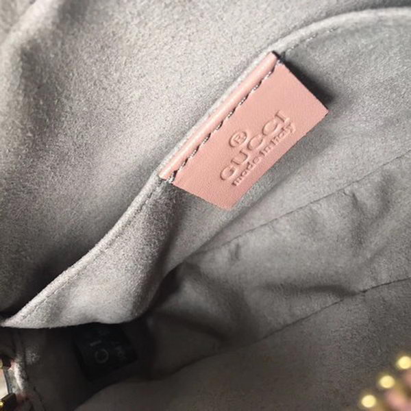 Gucci GG Marmont Leather Belt Bag 476434 Pink Gucci GG Marmont Leather Belt Bag 476434 Pink