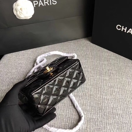 Chanel Classic Flap mini Bag Original Leather A1115 Black Chanel Classic Flap mini Bag Original Leather A1115 Black