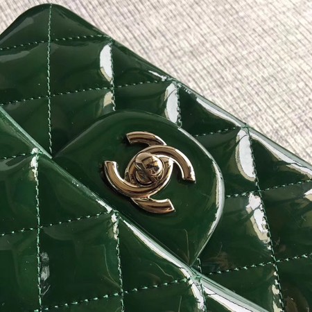 Chanel Classic Flap mini Bag Original Leather A1115 Green Chanel Classic Flap mini Bag Original Leather A1115 Green